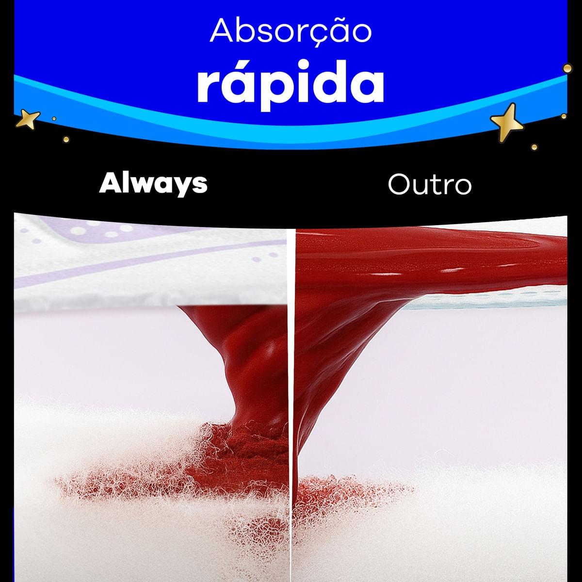 Absorvente Always Noite Ultra Suave com Abas Fluxo Intenso 32 Unidades — imagem 2 | Drogaria Taveira
