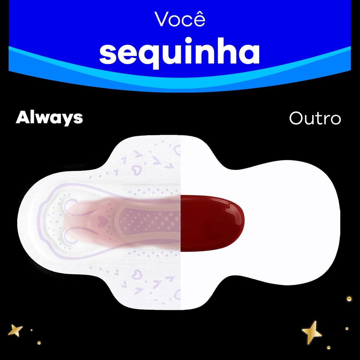 Absorvente Always Noite Ultra Suave com Abas Fluxo Intenso 32 Unidades — imagem 3 | Drogaria Taveira