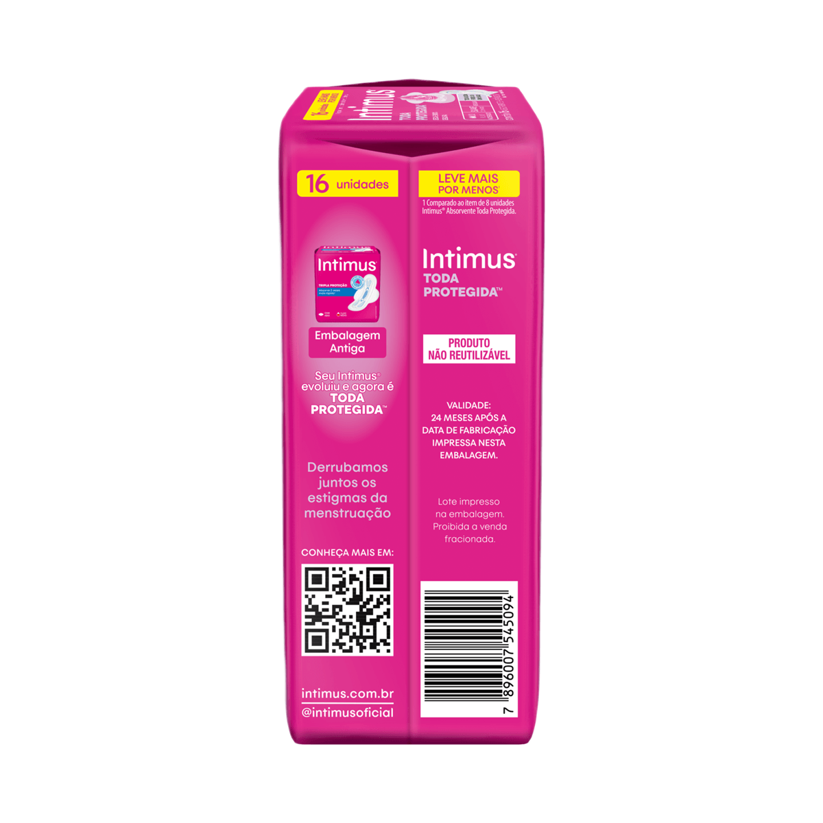 Absorvente Intimus Toda Protegida Dia Suave Com abas - 16 un — imagem 3 | Drogaria Taveira