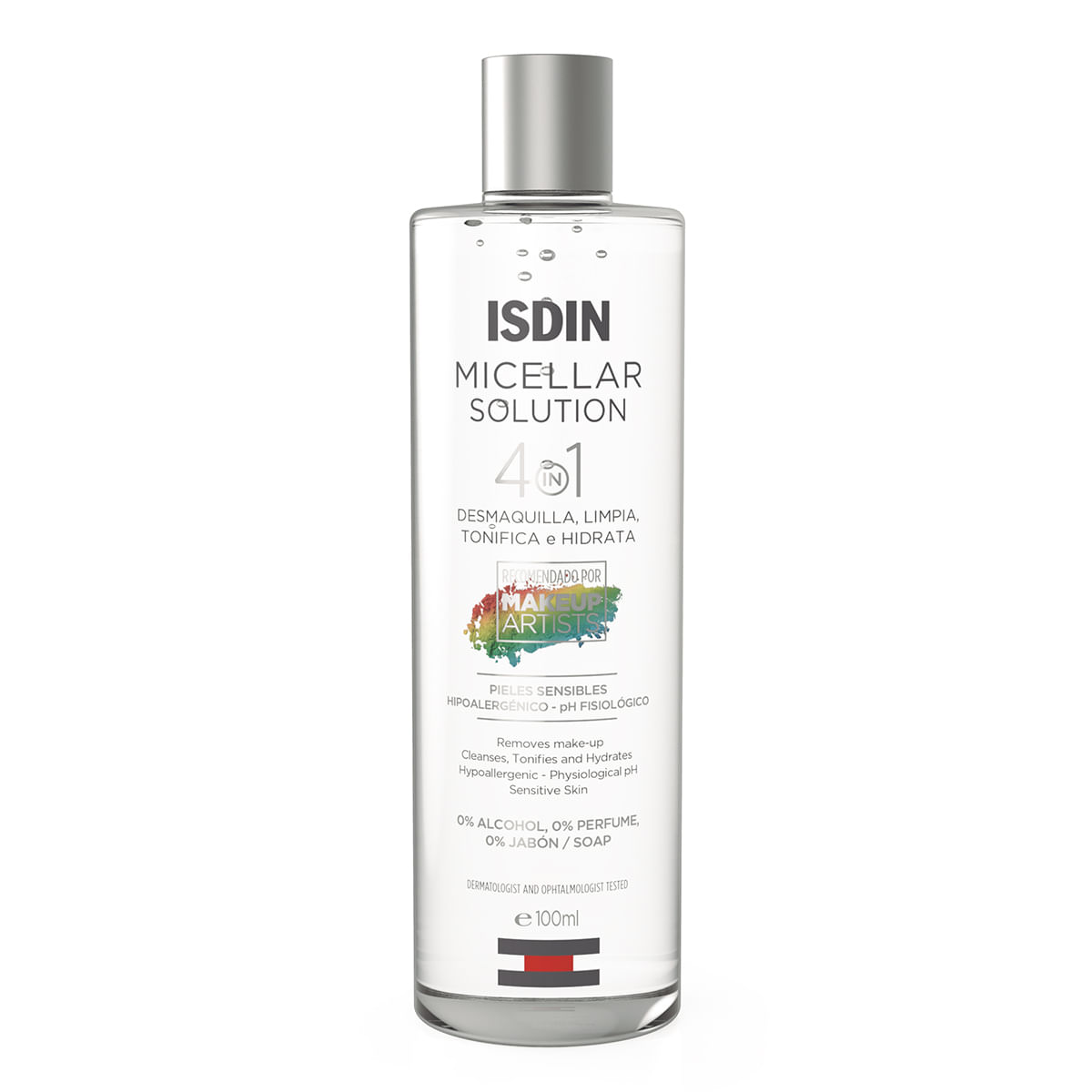 Água Micelar 4 Em 1 Isdin Micellar Solution - 100ml — imagem 2 | Drogaria Taveira