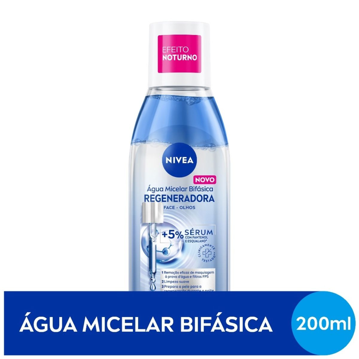 Água Micelar Bifásica Nivea Regeneradora 200ml — imagem 2 | Drogaria Taveira