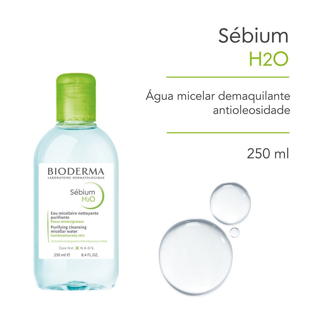 Água Micelar Bioderma Sébium H2O Antioleosidade 250ml — imagem 2 | Drogaria Taveira