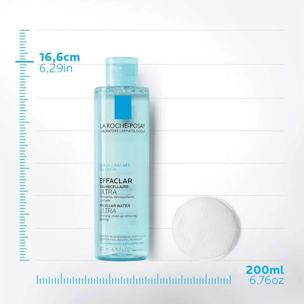 Água Micelar La Roche-Posay Effaclar Ultra 200ml — imagem 4 | Drogaria Taveira