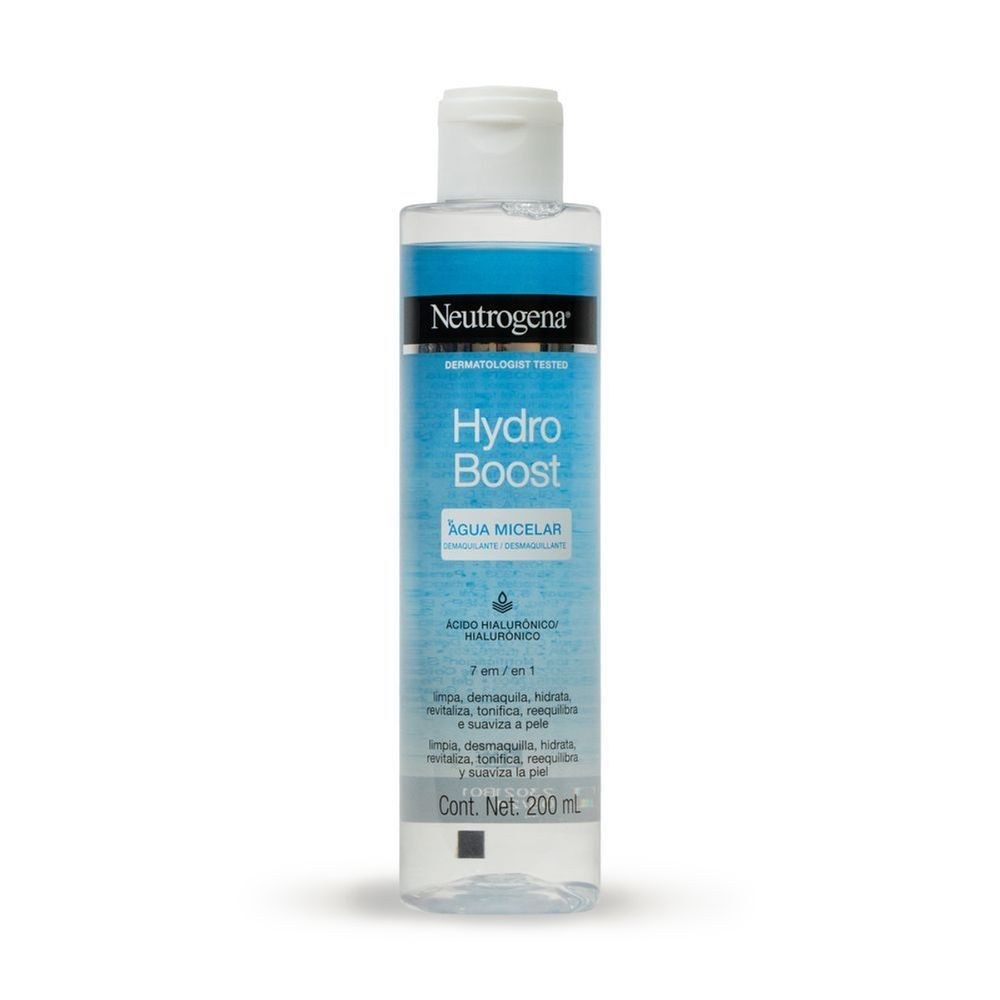 Água Micelar Neutrogena Hydro Boost 7 em 1 Ácido Hialurônico 200ml — imagem 2 | Drogaria Taveira