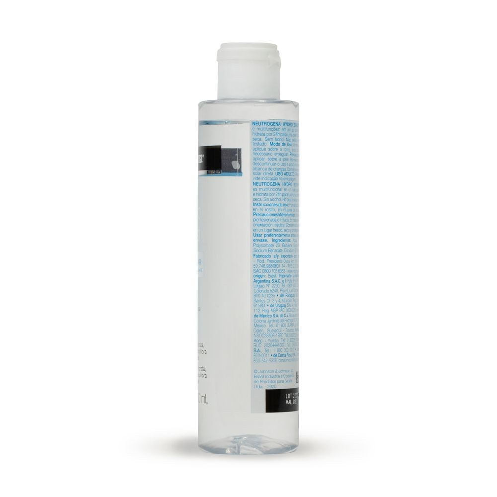 Água Micelar Neutrogena Hydro Boost 7 em 1 Ácido Hialurônico 200ml — imagem 4 | Drogaria Taveira