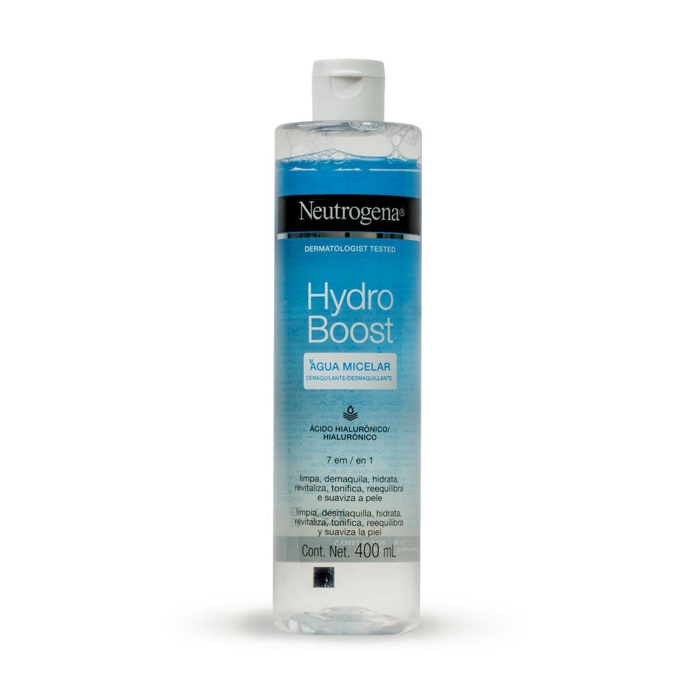 Água Micelar Neutrogena Hydro Boost 7 em 1 Demaquilante 400ml — imagem 2 | Drogaria Taveira