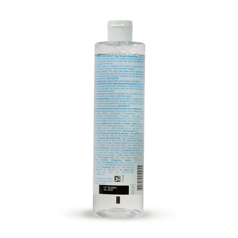 Água Micelar Neutrogena Hydro Boost 7 em 1 Demaquilante 400ml — imagem 3 | Drogaria Taveira