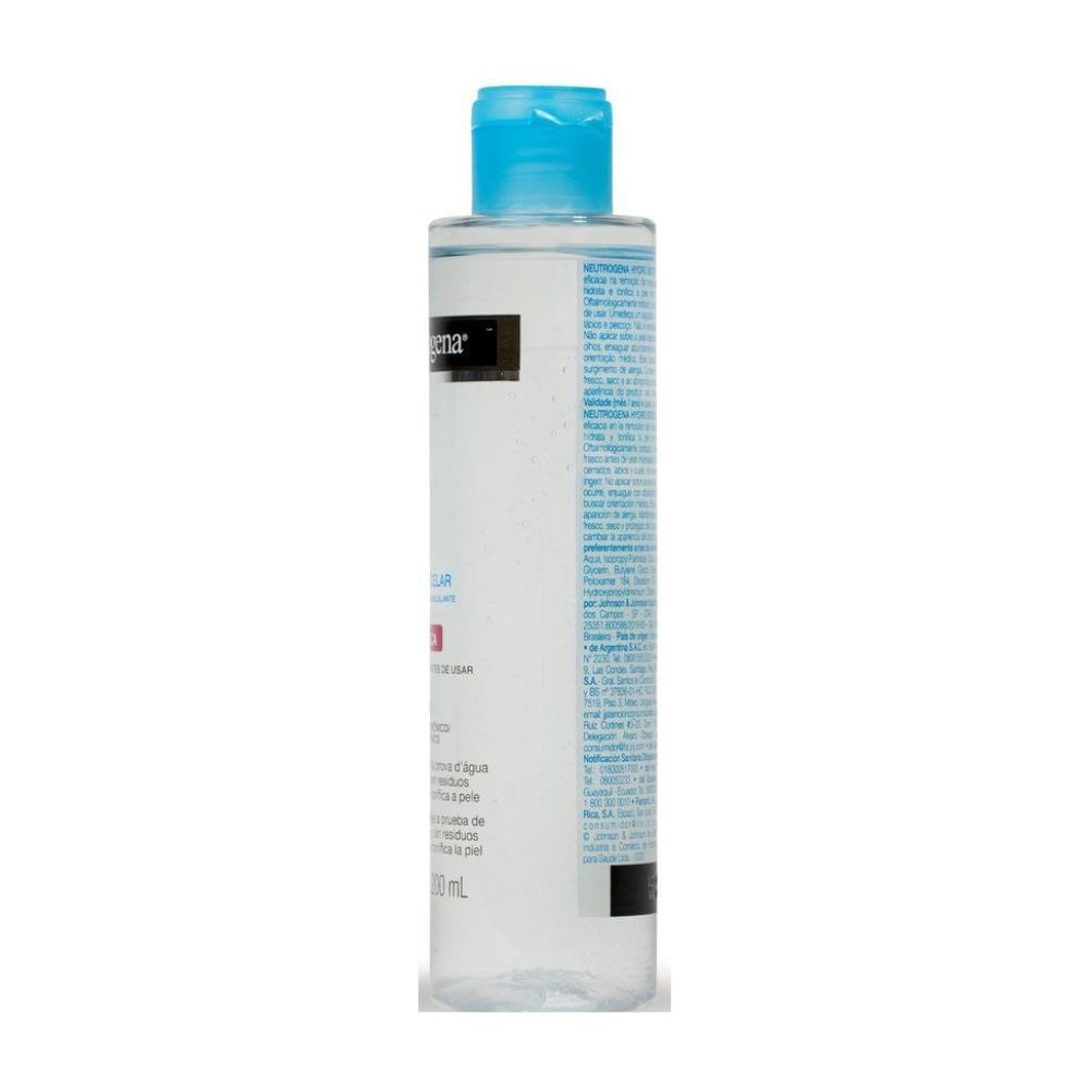 Água Micelar Neutrogena Hydro Boost Bifásica Ácido Hialurônico 200ml — imagem 4 | Drogaria Taveira