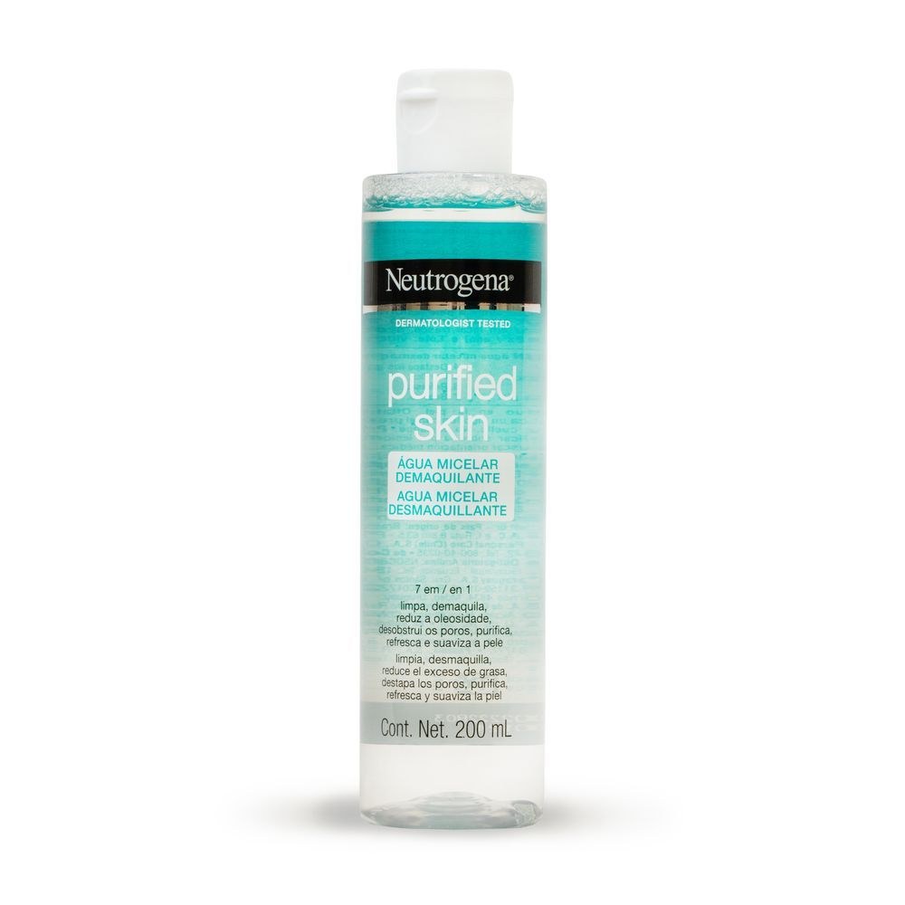 Água Micelar Neutrogena Purified Skin Demaquilante 200ml — imagem 2 | Drogaria Taveira