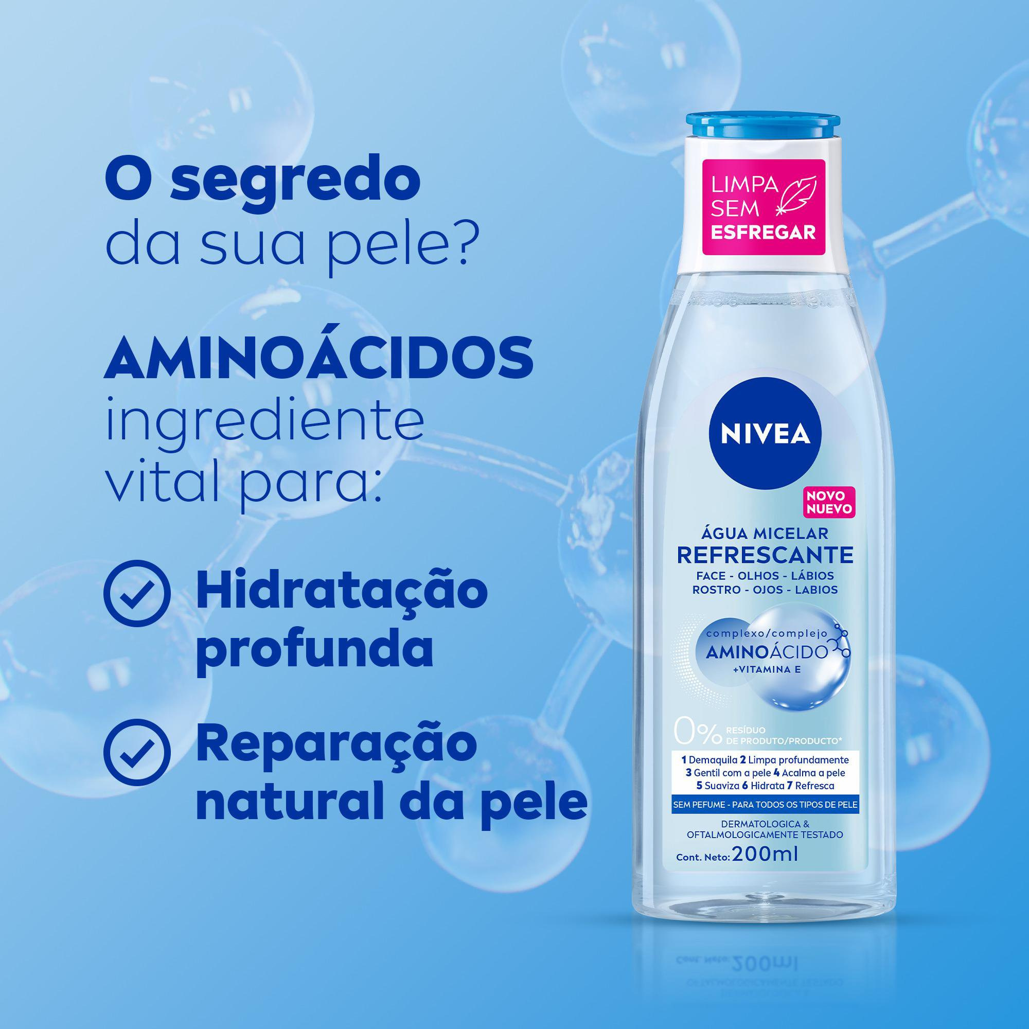 Água Micelar Nivea Solução de Limpeza 7 em 1 200ml — imagem 3 | Drogaria Taveira