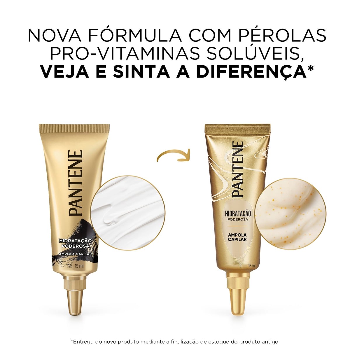 Ampola de Tratamento Pantene Pro-V Hidratação Poderosa Pérolas 15ml 3 Unidades — imagem 2 | Drogaria Taveira