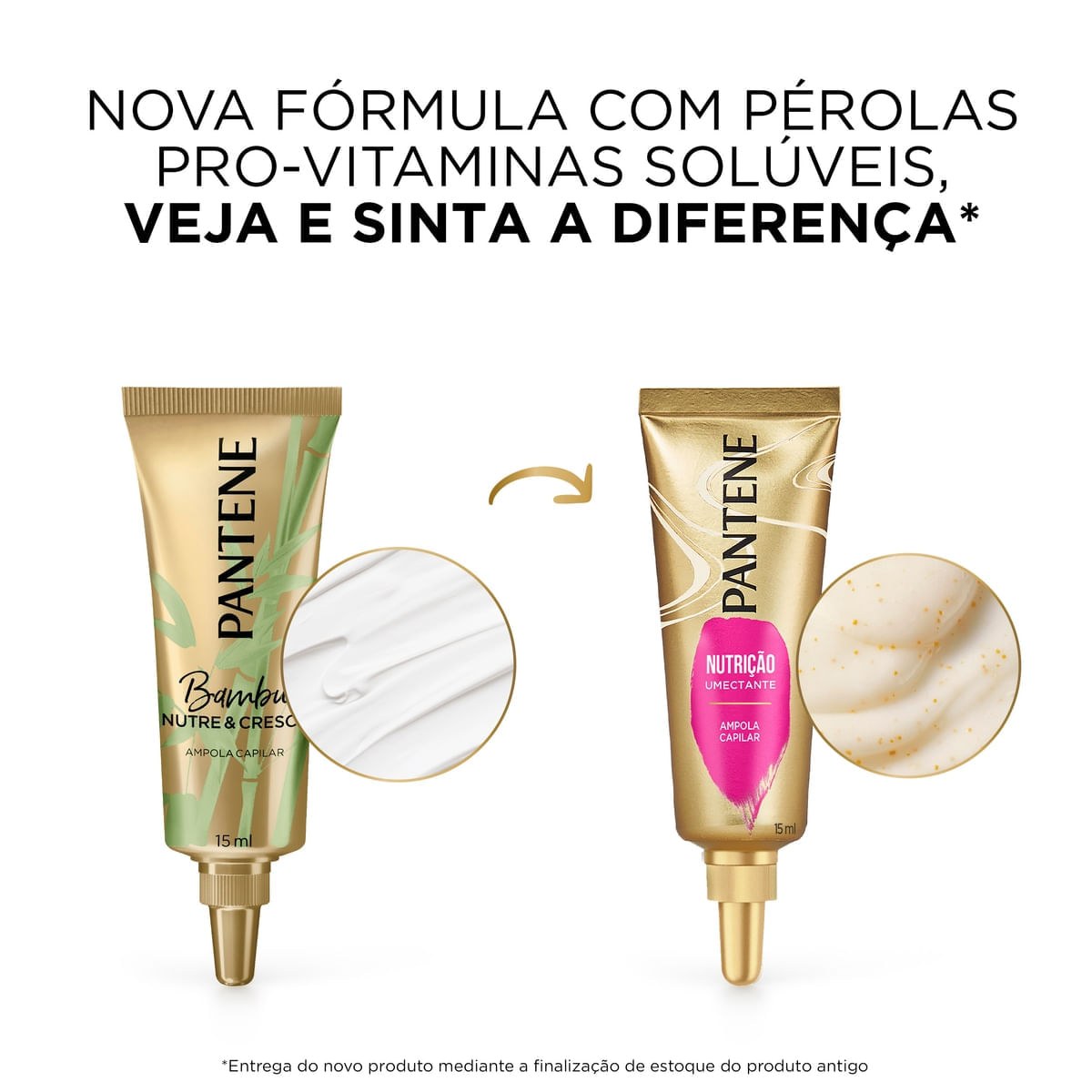 Ampola de Tratamento Pantene Pro-V Nutrição Umectante Pérolas 15ml 3 Unidades — imagem 3 | Drogaria Taveira