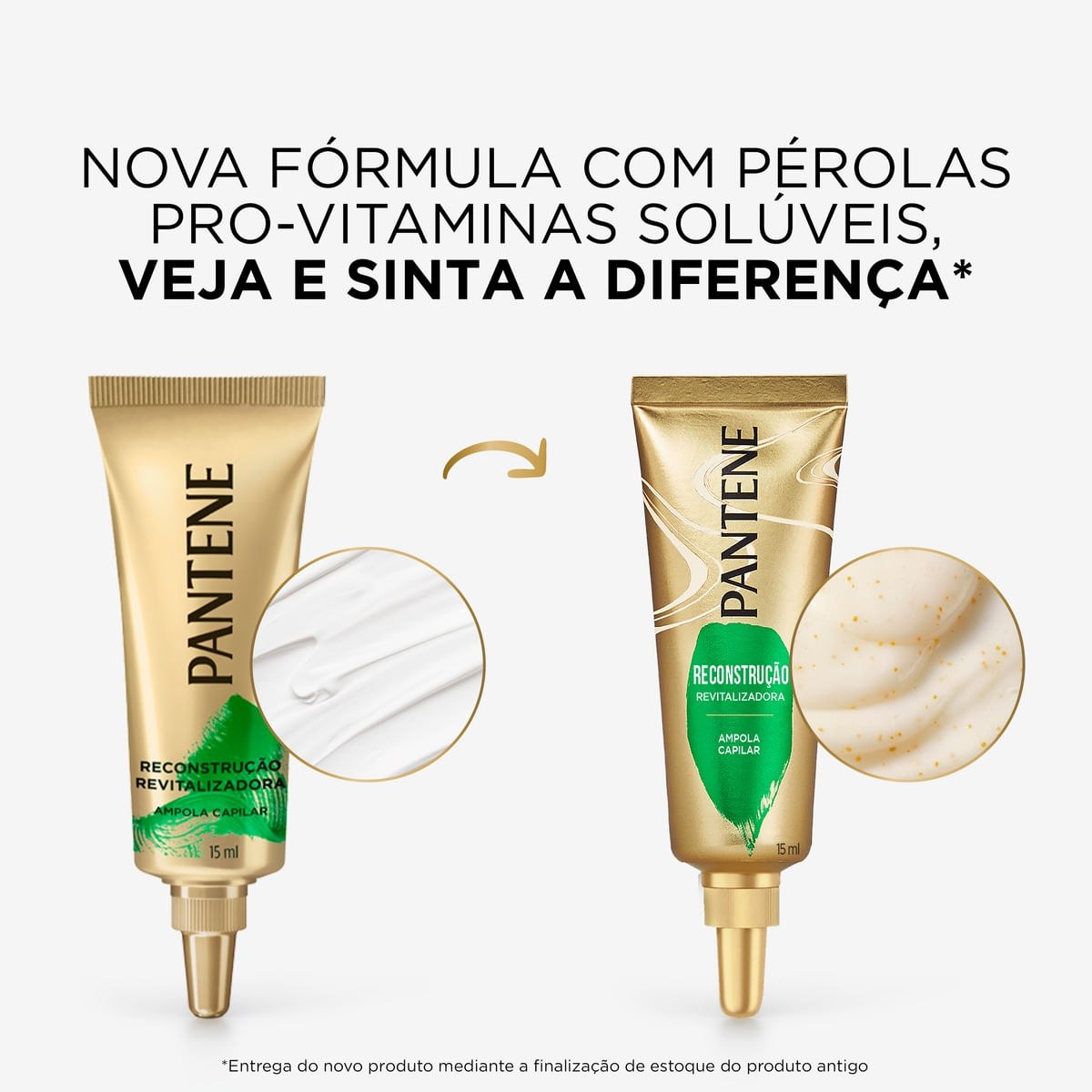 Ampola de Tratamento Pantene Pro-V Reconstrução Revitalizadora Pérolas 15ml 3 Unidades — imagem 2 | Drogaria Taveira