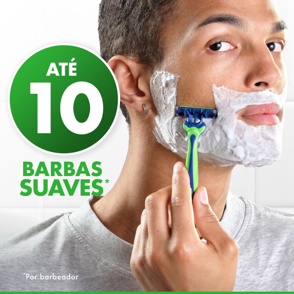 Aparelho de Barbear Descartável Gillette Prestobarba 3 Sensitive 4 Unidades — imagem 3 | Drogaria Taveira