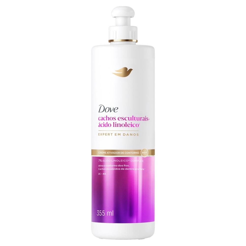Ativador De Cachos Dove Cachos Esculturais + Ácido Linoleico 355ml — imagem 2 | Drogaria Taveira