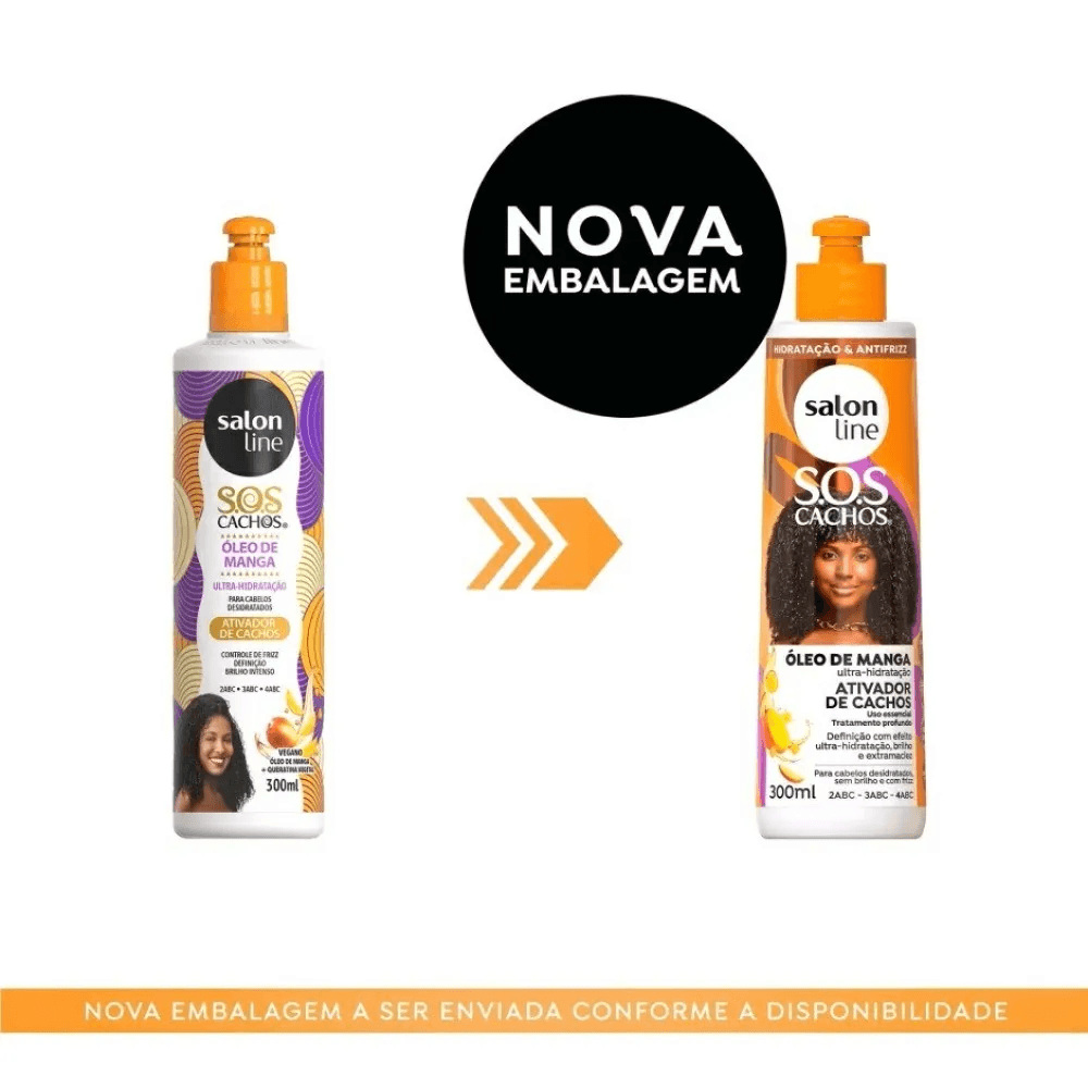 Ativador de Cachos Salon Line SOS Cachos Óleo de Manga 300ml — imagem 3 | Drogaria Taveira
