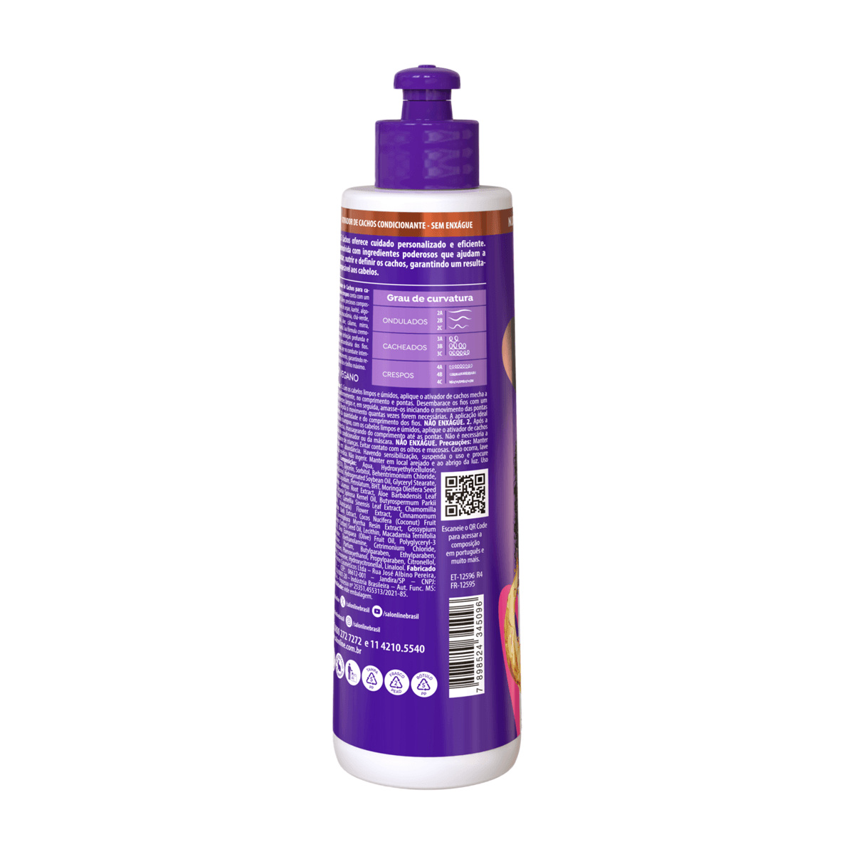 Ativador de Cachos Salon Line SOS Cachos Super Óleos 300ml — imagem 2 | Drogaria Taveira