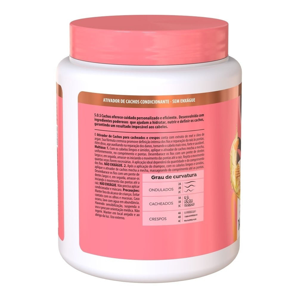 Ativador Salon Line SOS Mel e Óleo de Argan - 1kg — imagem 2 | Drogaria Taveira