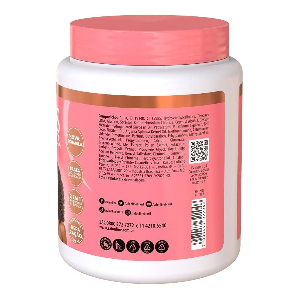 Ativador Salon Line SOS Mel e Óleo de Argan - 1kg — imagem 3 | Drogaria Taveira