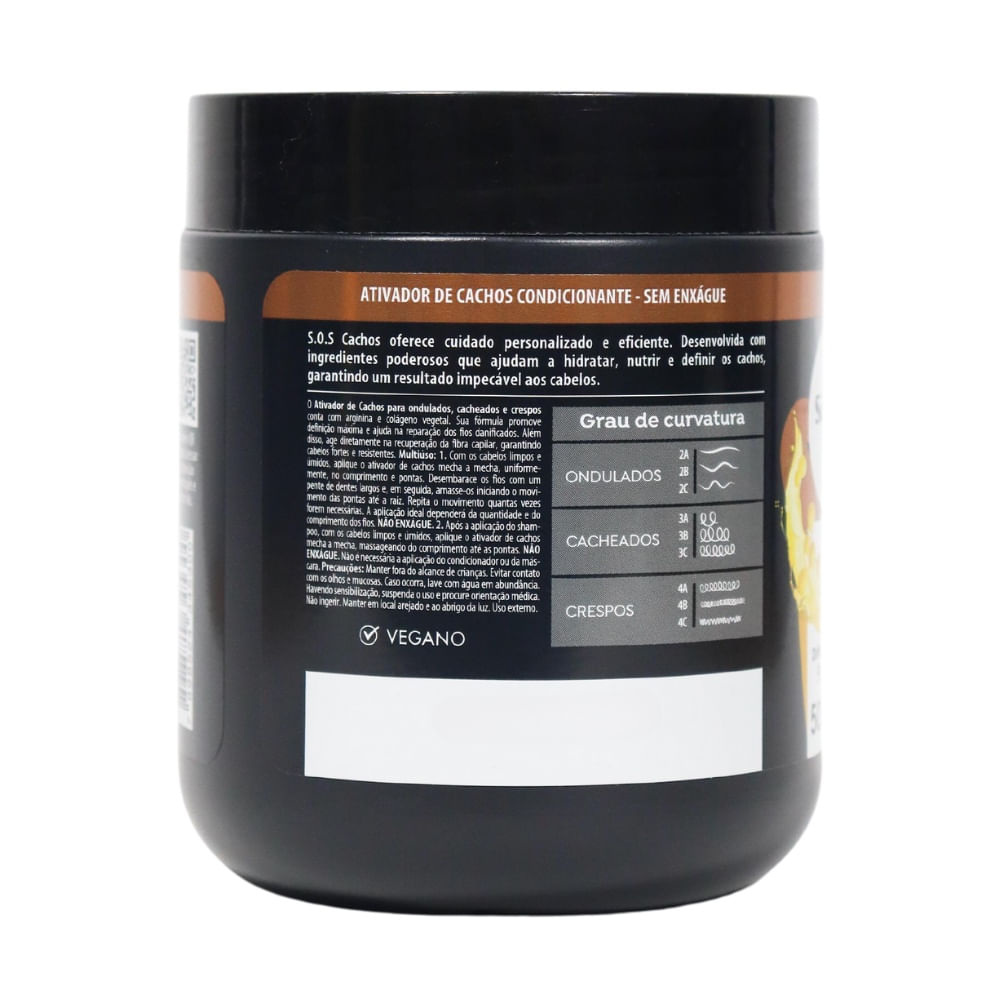 Ativador Sos Cachos Arginina +Reconstruídos Salon Line 500g — imagem 3 | Drogaria Taveira