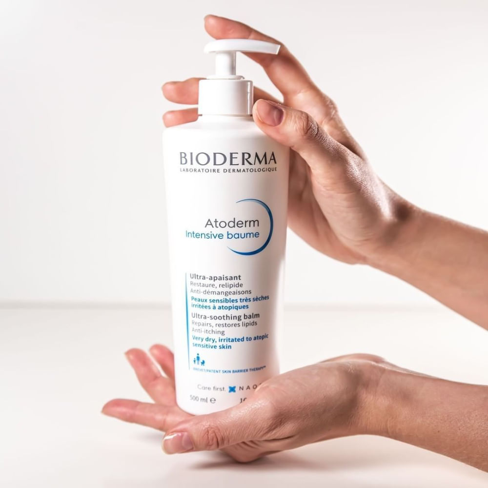 Bálsamo Corporal Bioderma Atoderm Intensive Baume Peles Muito Secas e Atópicas 500ml — imagem 3 | Drogaria Taveira