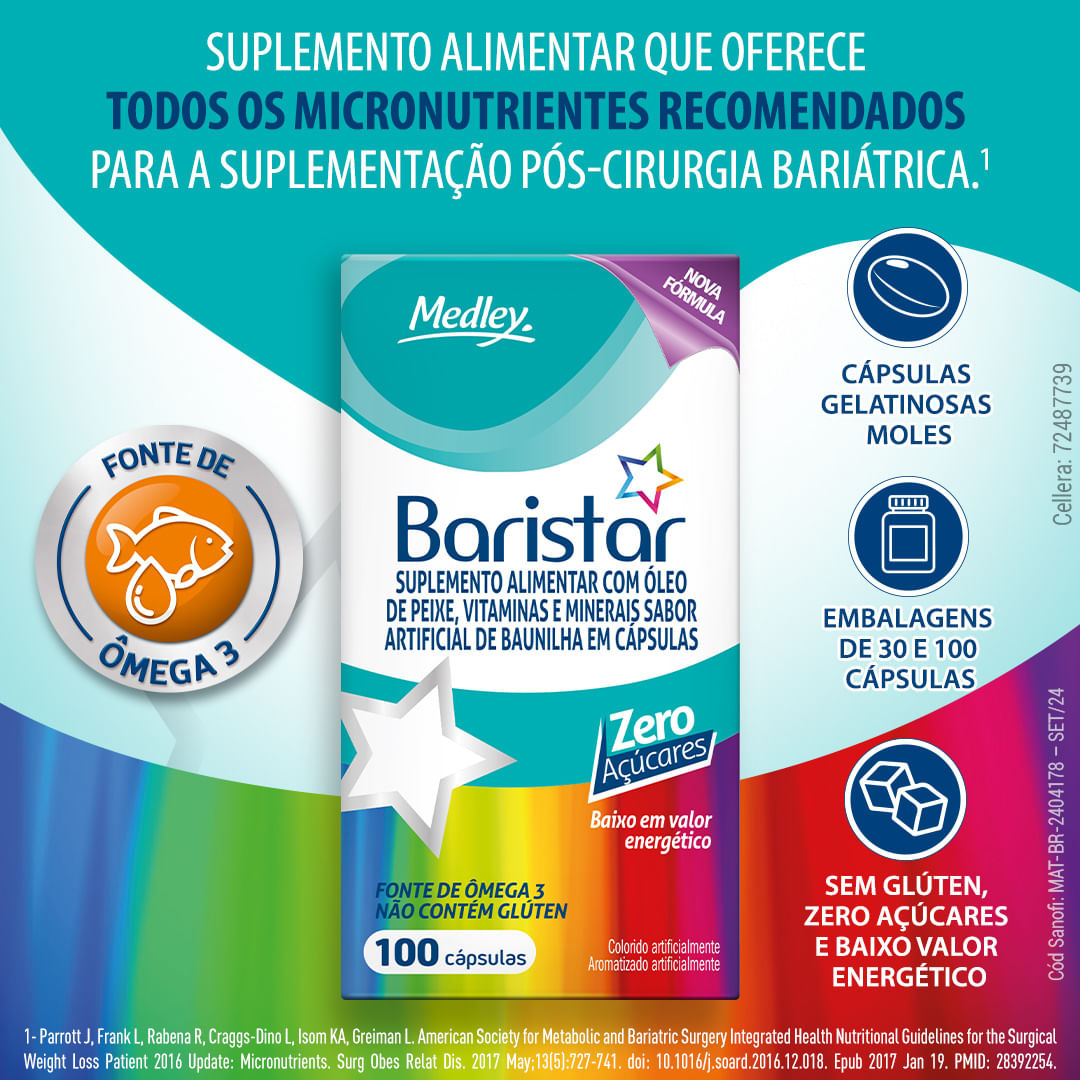 Baristar 100 Cápsulas Gelatinosas Moles — imagem 4 | Drogaria Taveira