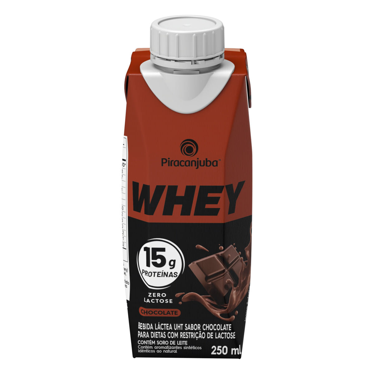 Bebida Proteica Pro Force 15g Chocolate Zero Lactose 250ml — Piracanjuba | Drogaria Taveira