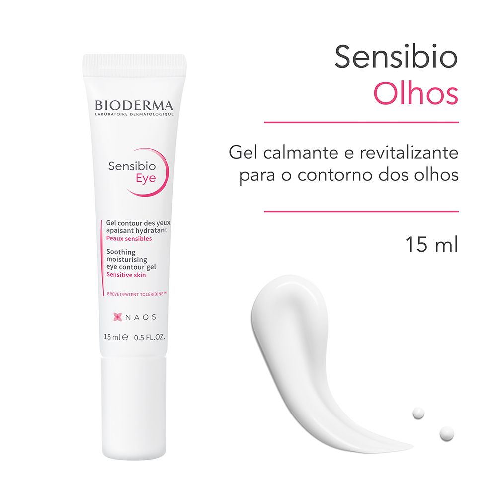 Bioderma Creme para o Contorno dos Olhos Bioderma Sensibio Calmante e Revitalizante Gel 15ml — imagem 2 | Drogaria Taveira