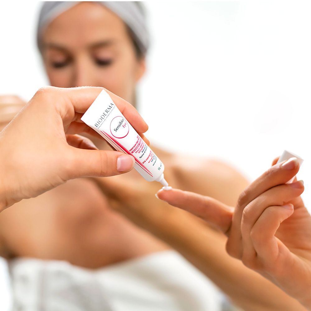Bioderma Creme para o Contorno dos Olhos Bioderma Sensibio Calmante e Revitalizante Gel 15ml — imagem 3 | Drogaria Taveira