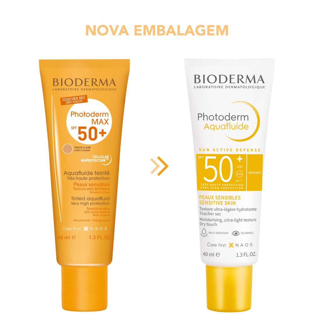 Bioderma Photoderm Aquafluide FPS 50+ Neutro Protetor Solar à Base de Água 40ml — imagem 3 | Drogaria Taveira