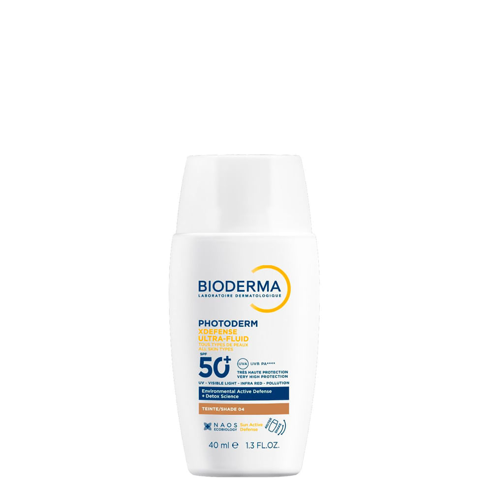 Bioderma - Photoderm XDefense Ultrafluido FPS 60 Cor 4.0 - Protetor Solar Facial - 40ml — imagem 2 | Drogaria Taveira