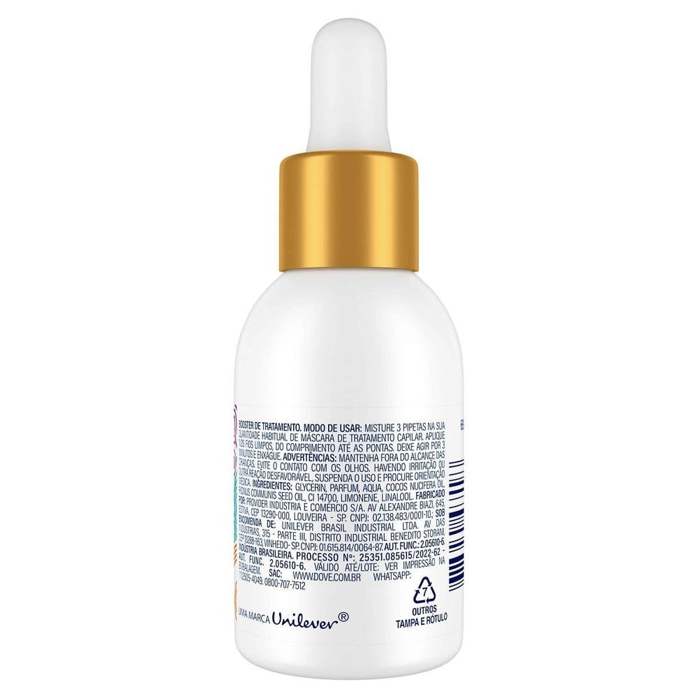 Booster Dove Texturas Reais Óleo Reconstrução 30ml — imagem 2 | Drogaria Taveira