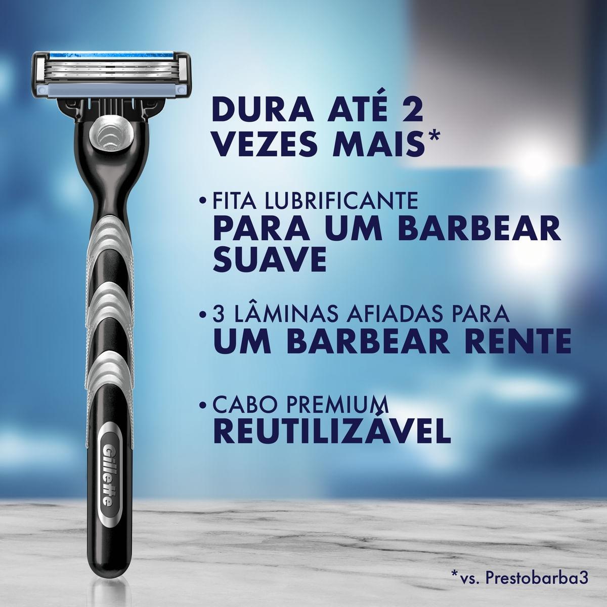 Carga para Aparelho de Barbear Gillette Mach3 8 Unidades — imagem 2 | Drogaria Taveira