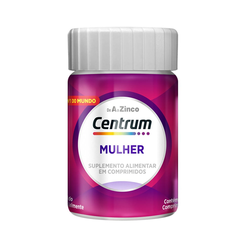Centrum de A a Zinco Mulher 30 Comprimidos — imagem 2 | Drogaria Taveira