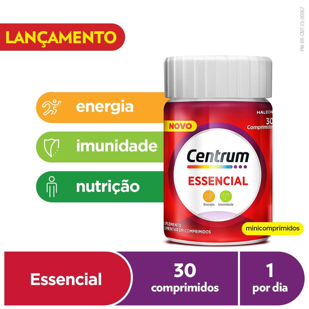 Centrum Essencial Adulto 30 Cápsulas — imagem 2 | Drogaria Taveira
