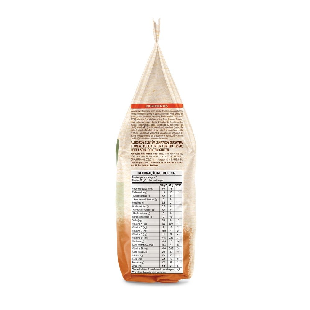 Cereal Infantil Mucilon 5 Cereais +6 meses Sem Adição de Açúcares 180g — imagem 4 | Drogaria Taveira