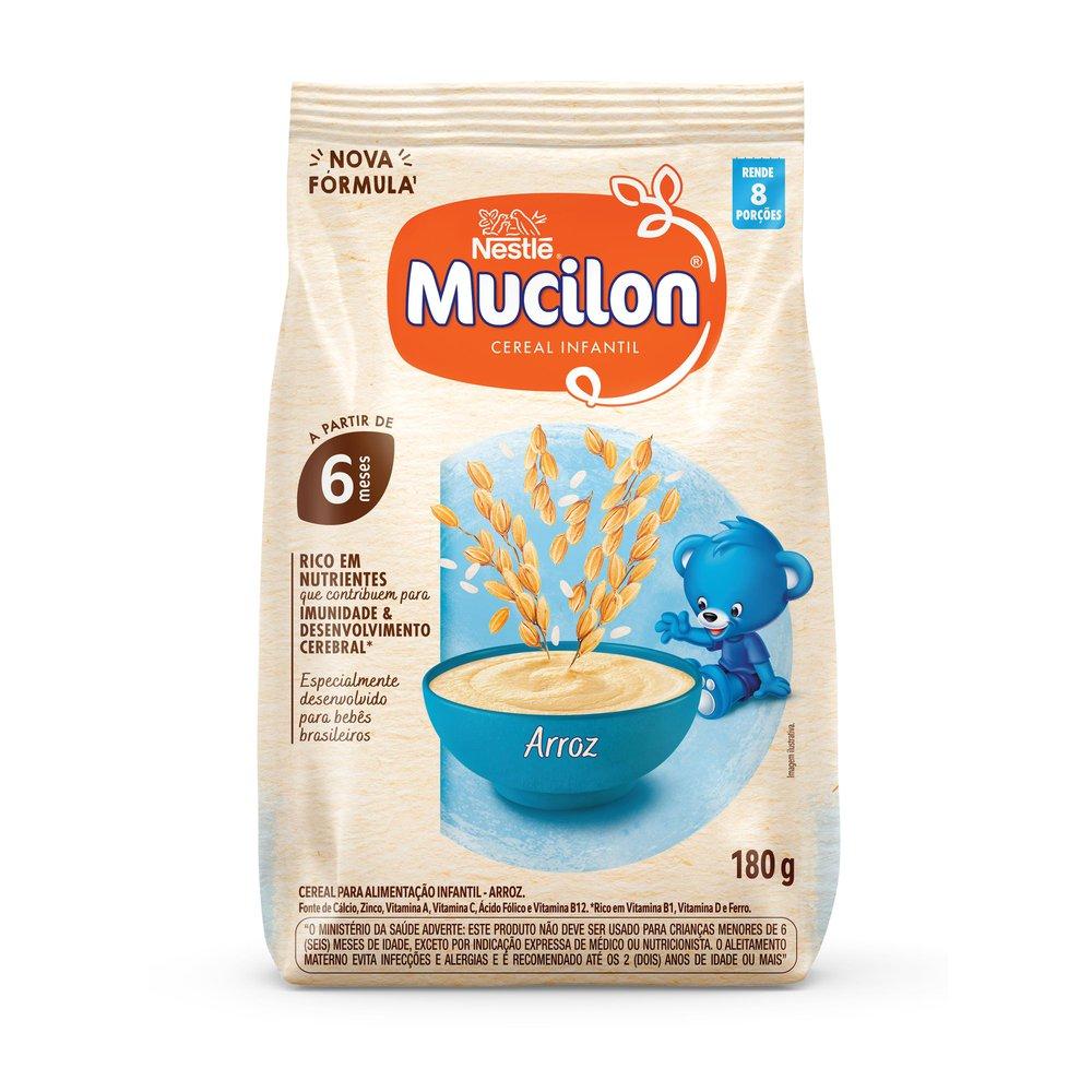 Cereal Infantil Mucilon Arroz +6 meses 180g — Mucilon | Drogaria Taveira