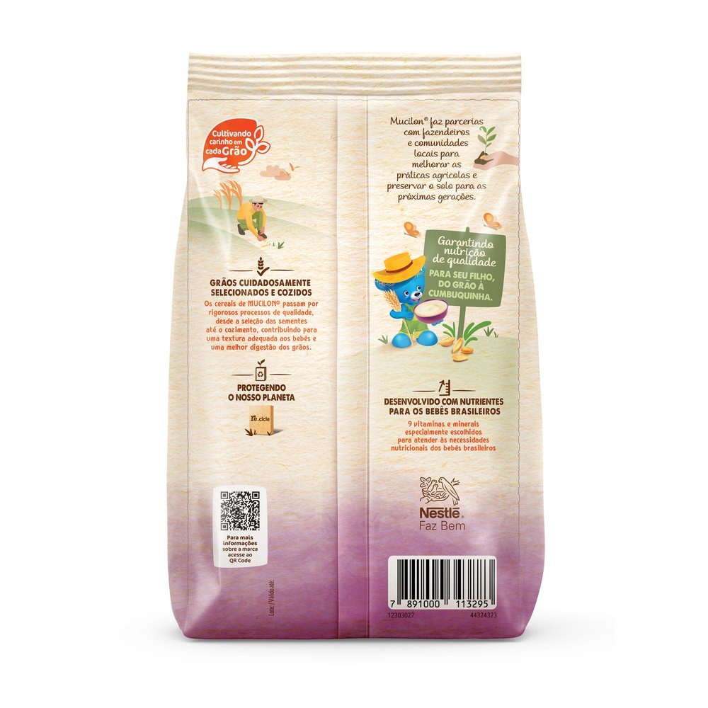 Cereal Infantil Mucilon Aveia Integral e Ameixa +6 meses 180g — imagem 3 | Drogaria Taveira