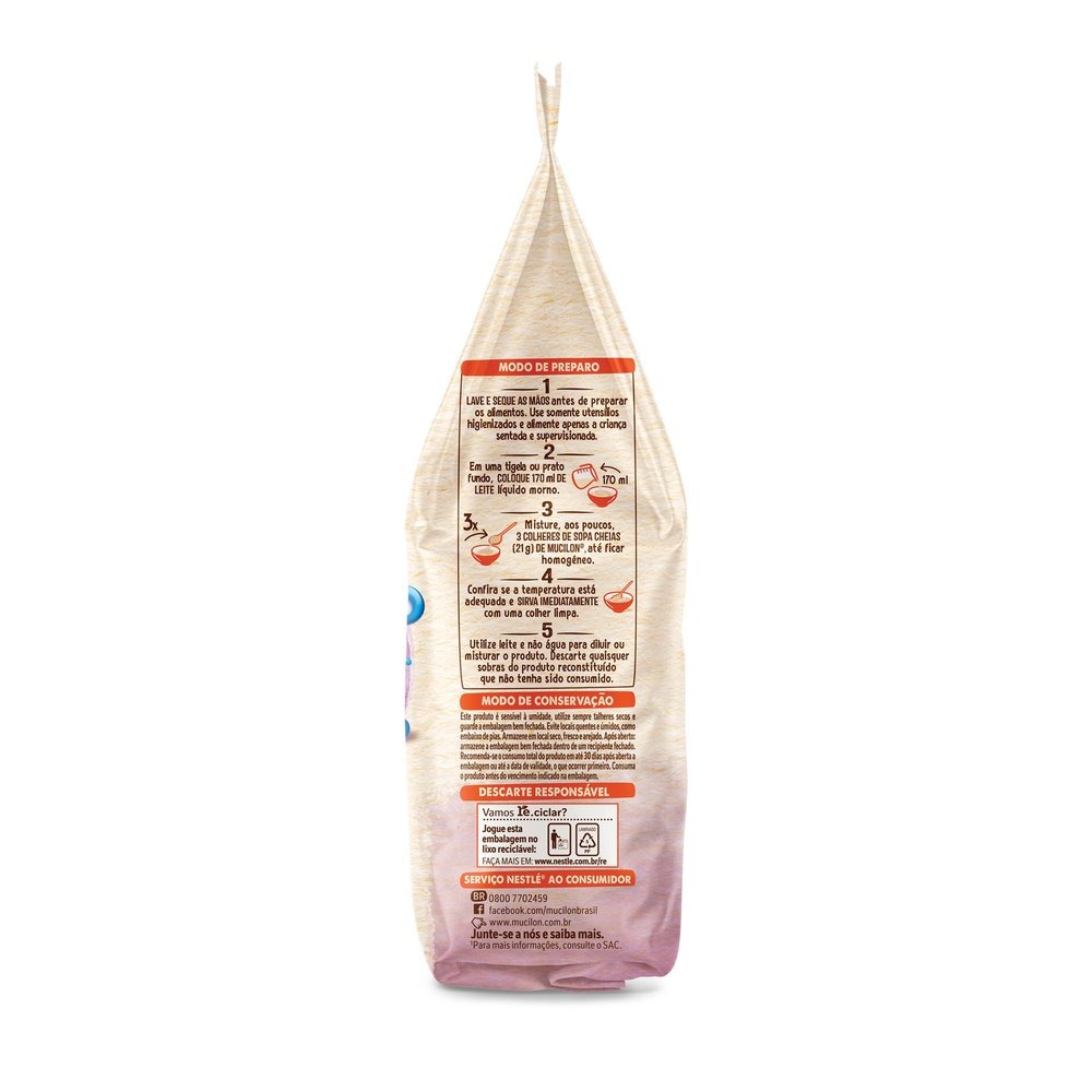 Cereal Infantil Mucilon Aveia Integral e Ameixa +6 meses 180g — imagem 4 | Drogaria Taveira