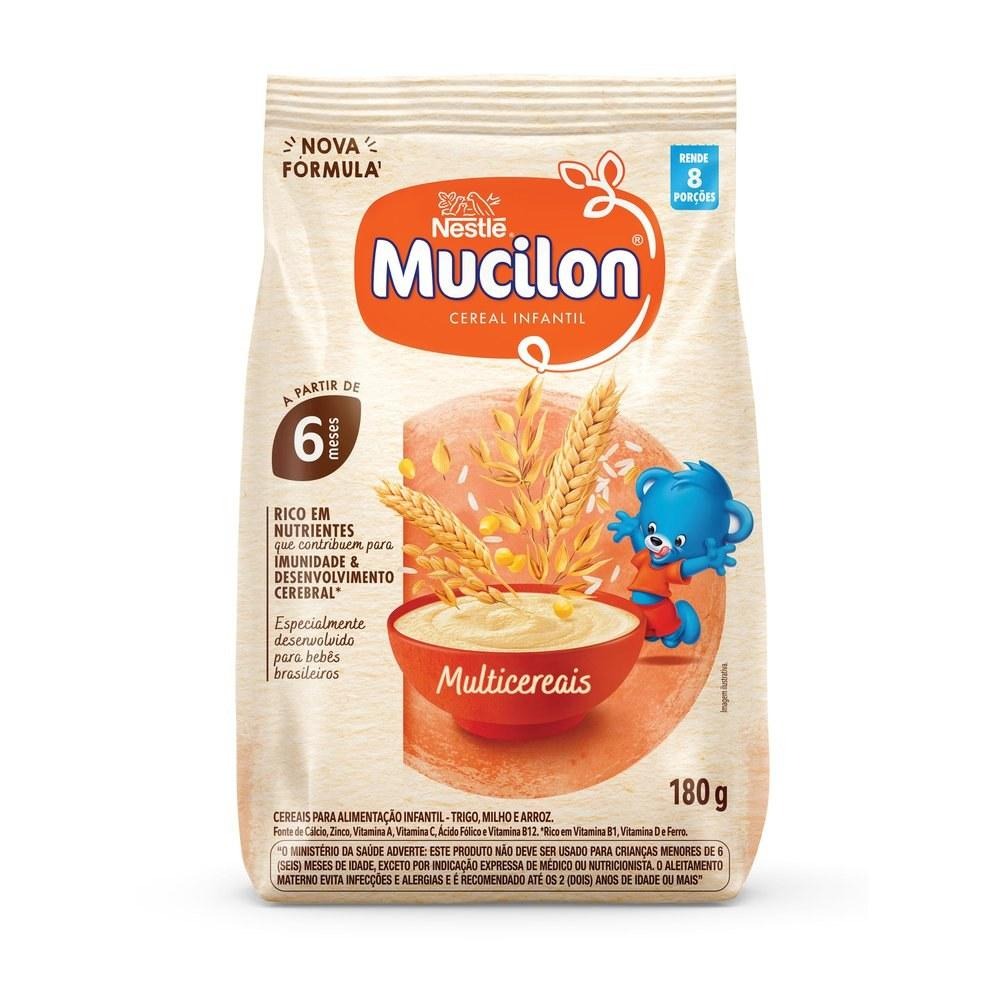 Cereal Infantil Mucilon Multicereais +6 meses 180g — Mucilon | Drogaria Taveira