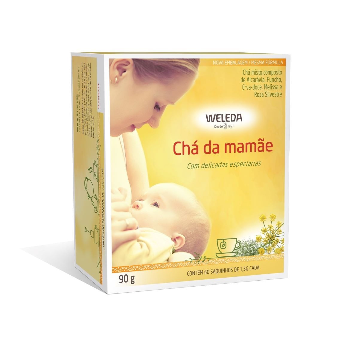 Chá Weleda Misto para Mamãe 60 Sachês — Weleda | Drogaria Taveira