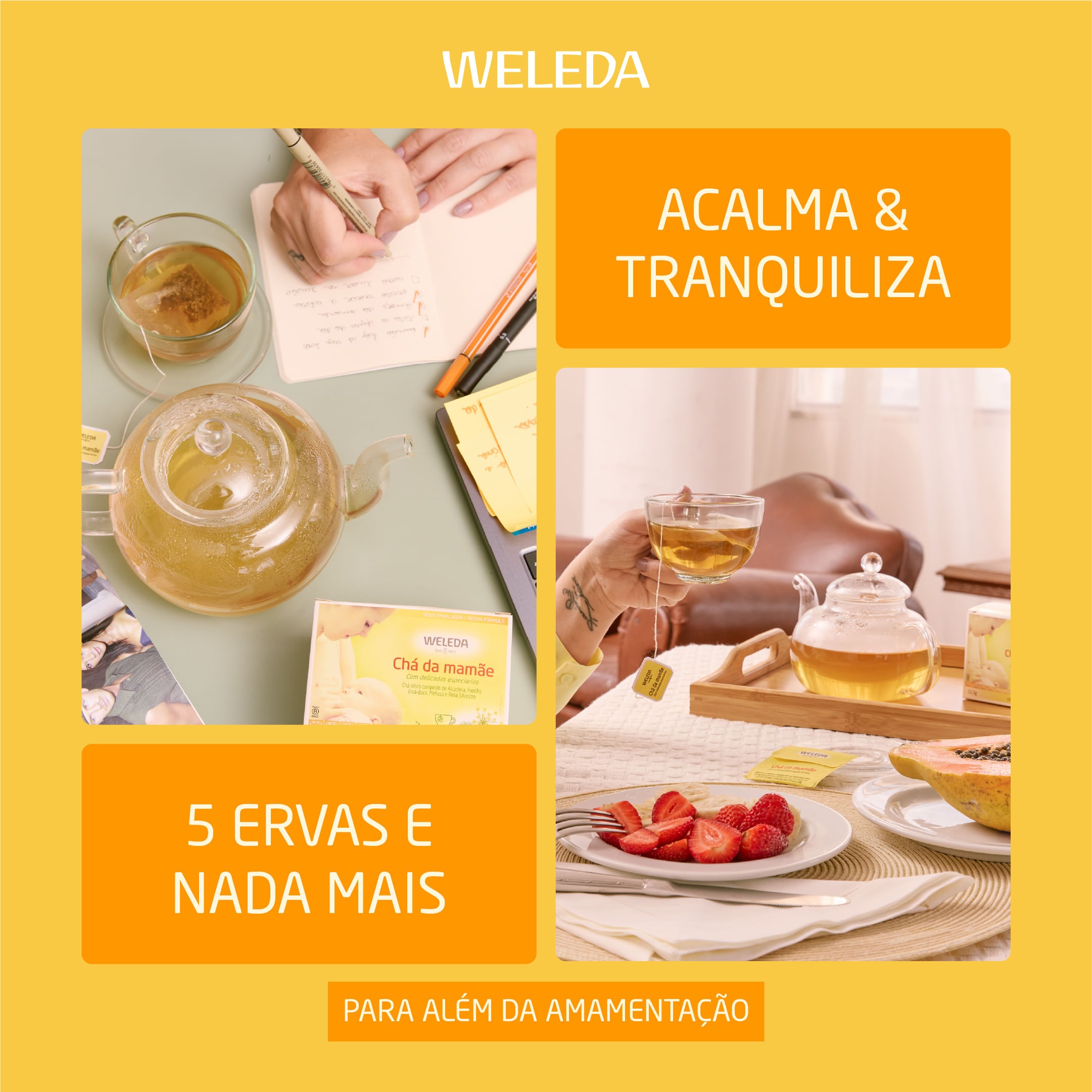 Chá Weleda Misto para Mamãe 60 Sachês — imagem 4 | Drogaria Taveira