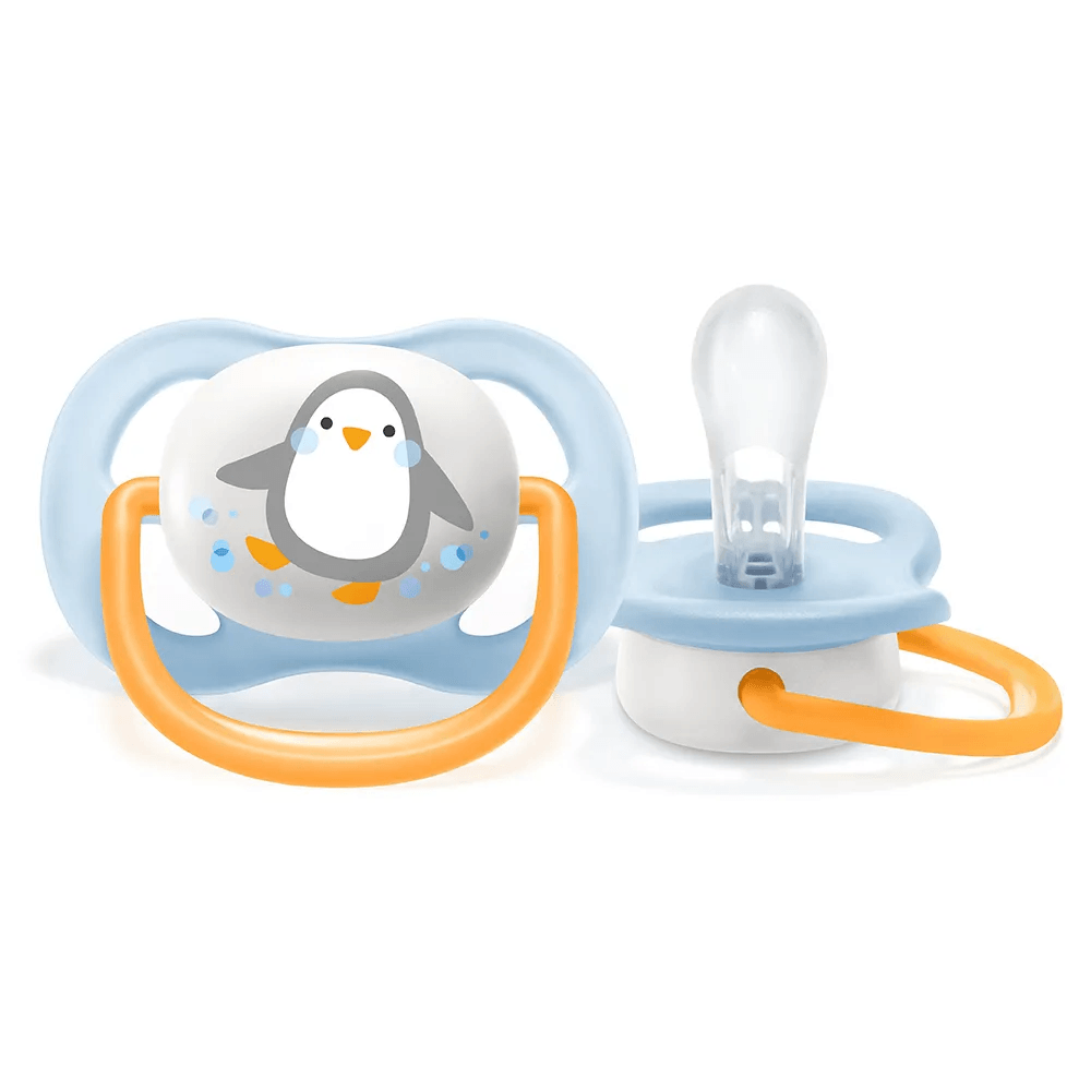Chupeta Philips Avent Ultra Air de 0 a 6 meses Silicone Azul 1 Unidade — imagem 3 | Drogaria Taveira