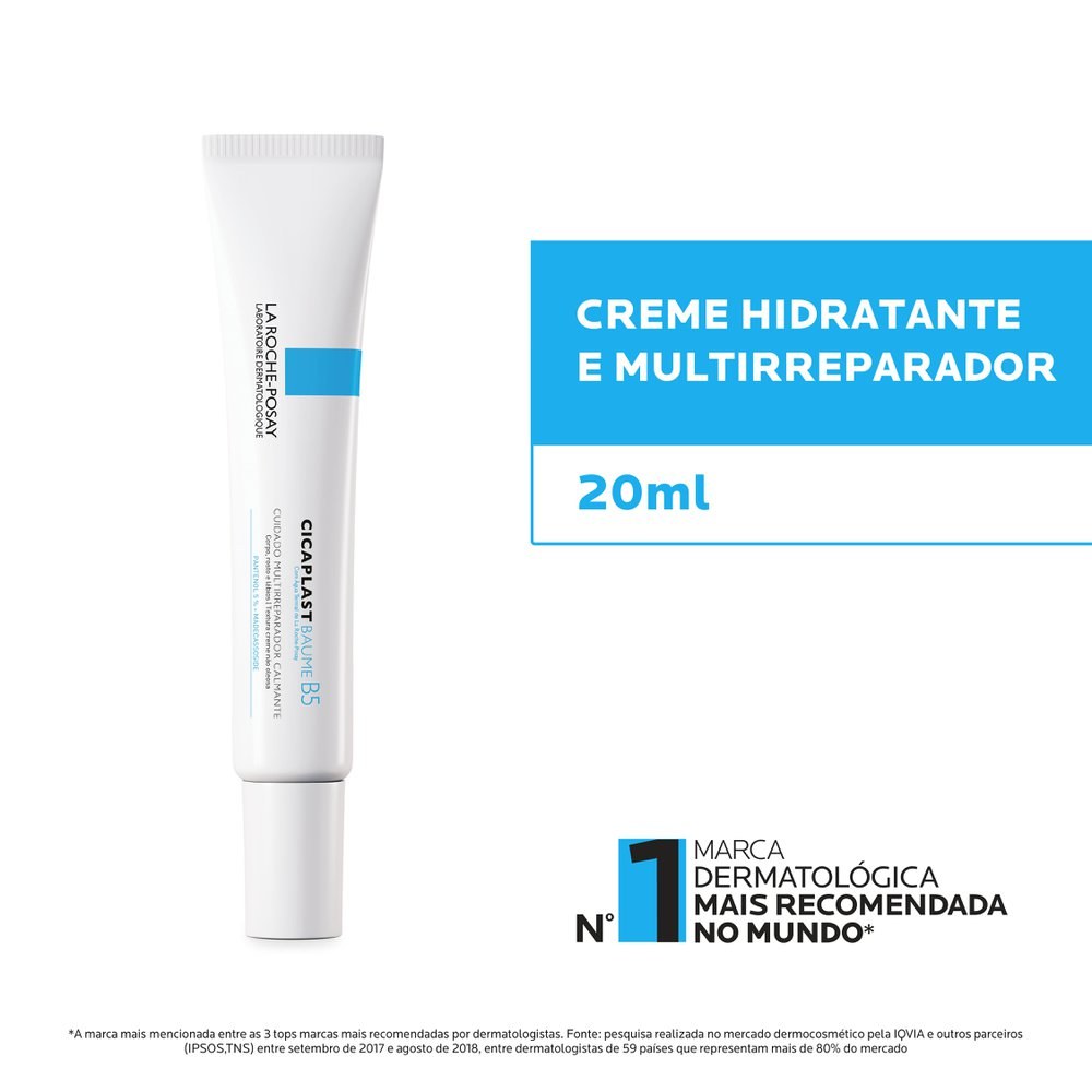 Cicaplast Baume B5 La Roche-Posay Creme Multirreparador 20ml — imagem 2 | Drogaria Taveira