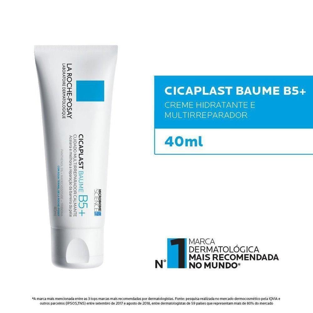Cicaplast Baume B5+ La Roche-Posay Creme Multirreparador Calmante 40ml — imagem 2 | Drogaria Taveira