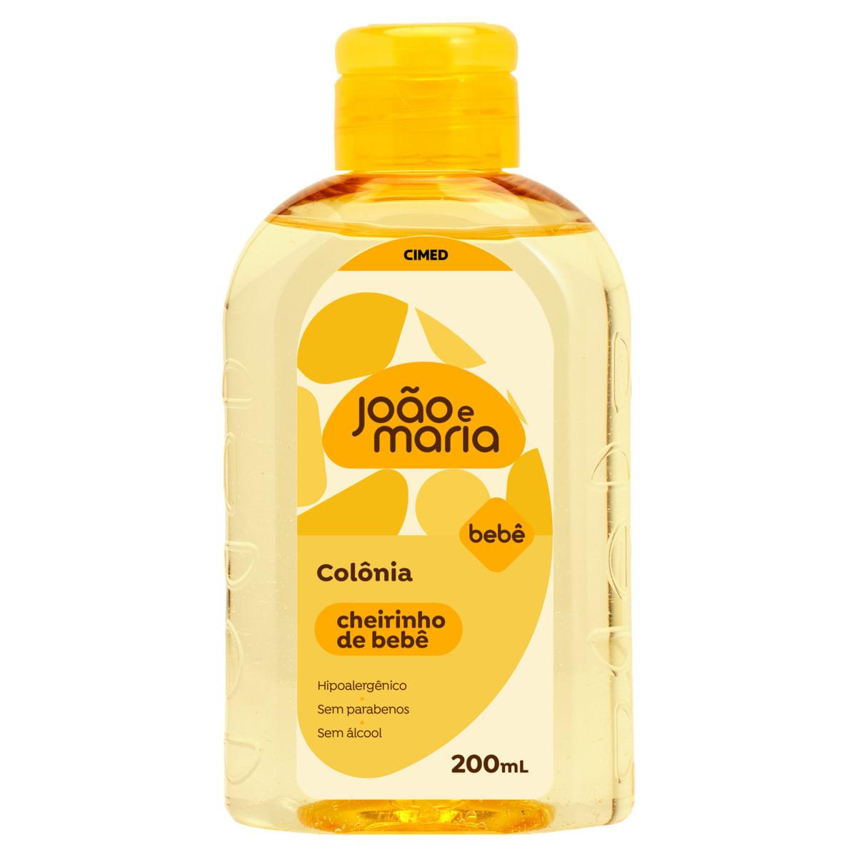 Colônia Cheirinho De Bebê João E Maria 200ml — Cimed | Drogaria Taveira