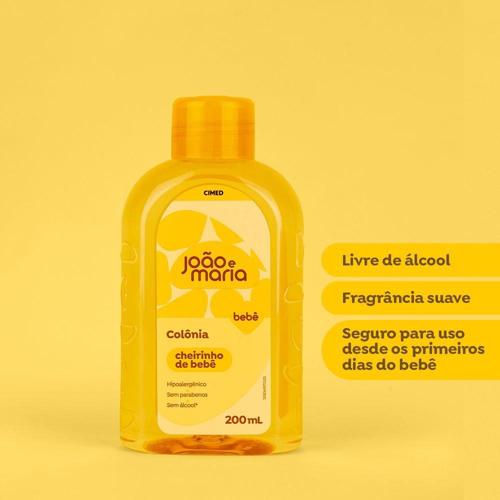 Colônia Cheirinho De Bebê João E Maria 200ml — imagem 4 | Drogaria Taveira