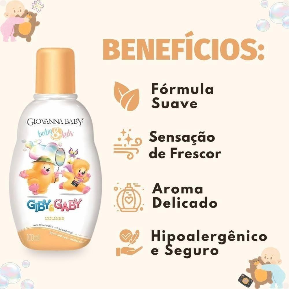 Colônia Infantil Giovanna Baby Giby 0 a 5 Anos 100ml — imagem 2 | Drogaria Taveira