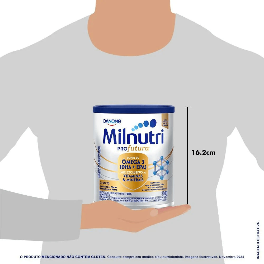 Composto Lácteo Infantil Milnutri Premium 1 a 5 anos 800g — imagem 4 | Drogaria Taveira