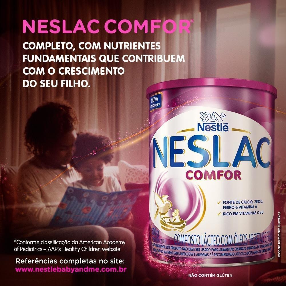 Composto Lácteo Infantil Neslac Comfor de 3 a 5 anos 800g — imagem 2 | Drogaria Taveira